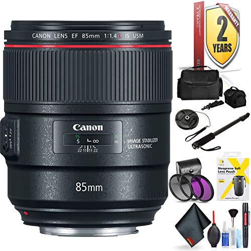 Canon EF 85mm F/1.4L is USM Lens for Canon 6D, 5D Mark IV, 5D Mark III, 5D Mark II, 6D Mark II, 5Dsr, 5Ds, 1Dx, 1Dx Mark