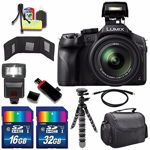 Panasonic Lumix DMC-FZ300 Digital Camera + 48GB Bundle