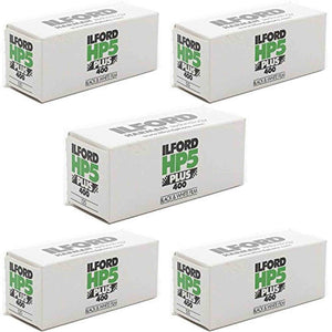 5 Rolls Ilford HP5 400 120 Film 2 PACK Ilford