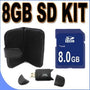 8GB SD/HC Memory Card Secure Digital BigVALUEInc Accessory Saver Bundle for Digital Recorders
