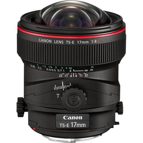 Canon TS-E 17mm f/4L Tilt-Shift Lens for Canon EF Mount + Accessories (International Model with 2 Year Warranty)