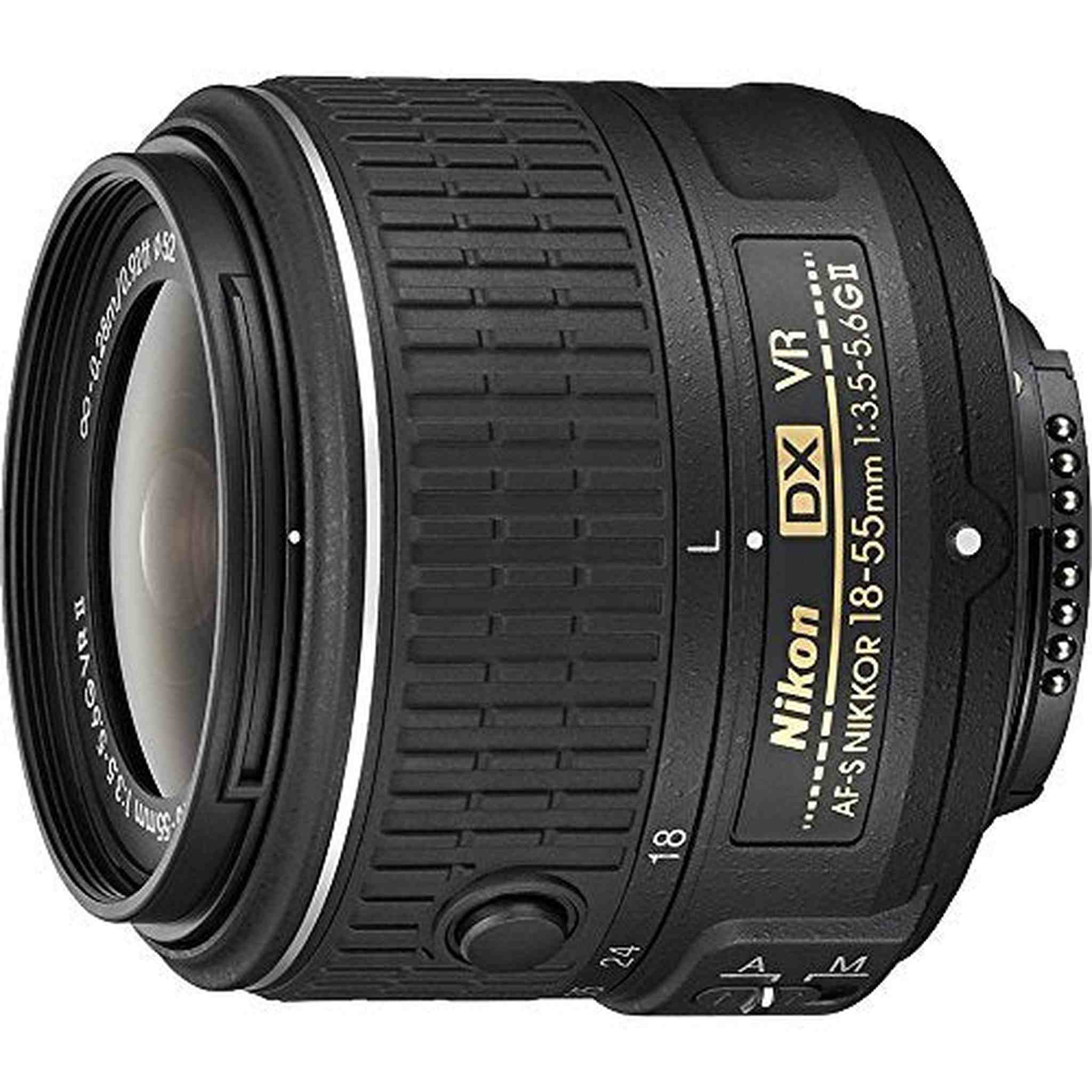 Nikon AF-S DX NIKKOR 18-55mm f/3.5-5.6G Vibration Reduction II Zoom Lens with Auto Focus for Nikon DSLR Cameras - Used Nikon