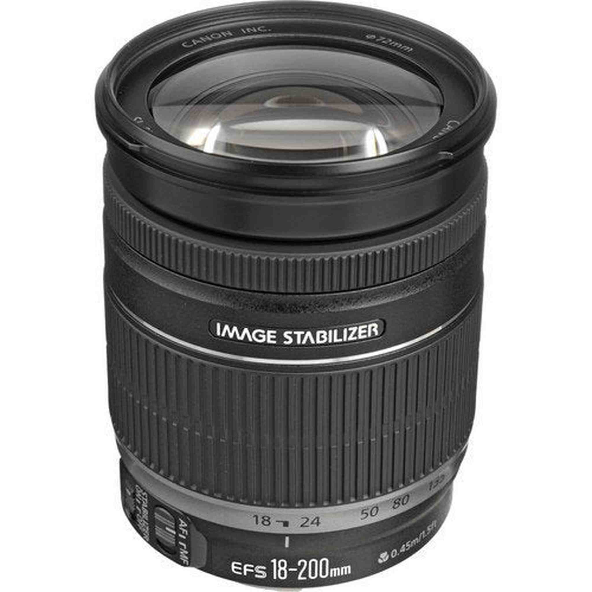 Canon 2752B002-IV EF-S 18-200mm F/3.5-5.6 is Standard Zoom Lens for DSLR Cameras International Version No Warranty - Used Canon