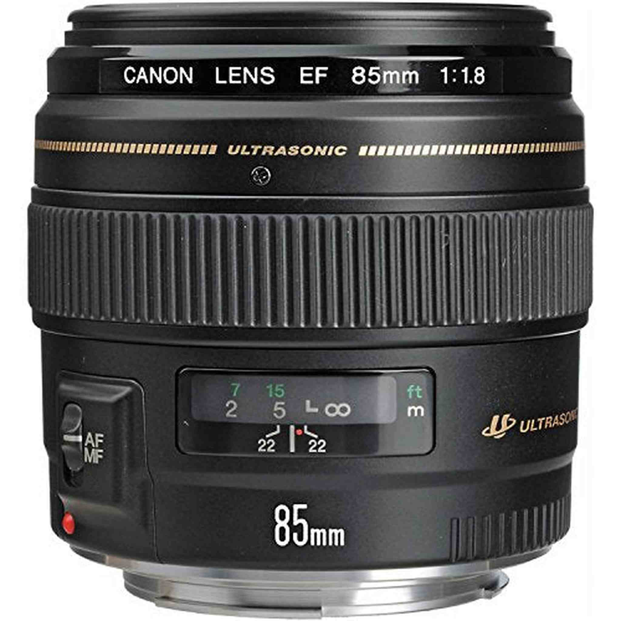 Canon EF 85mm f/1.8 USM Medium Telephoto Lens for Canon SLR Cameras - Fixed Renewed - Reconditioned Canon