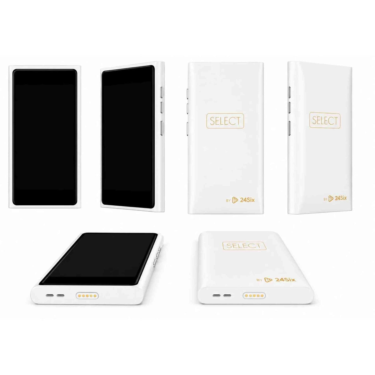 24Six Solo Select Kosher Music MP3 Player with Magnetic Charging White