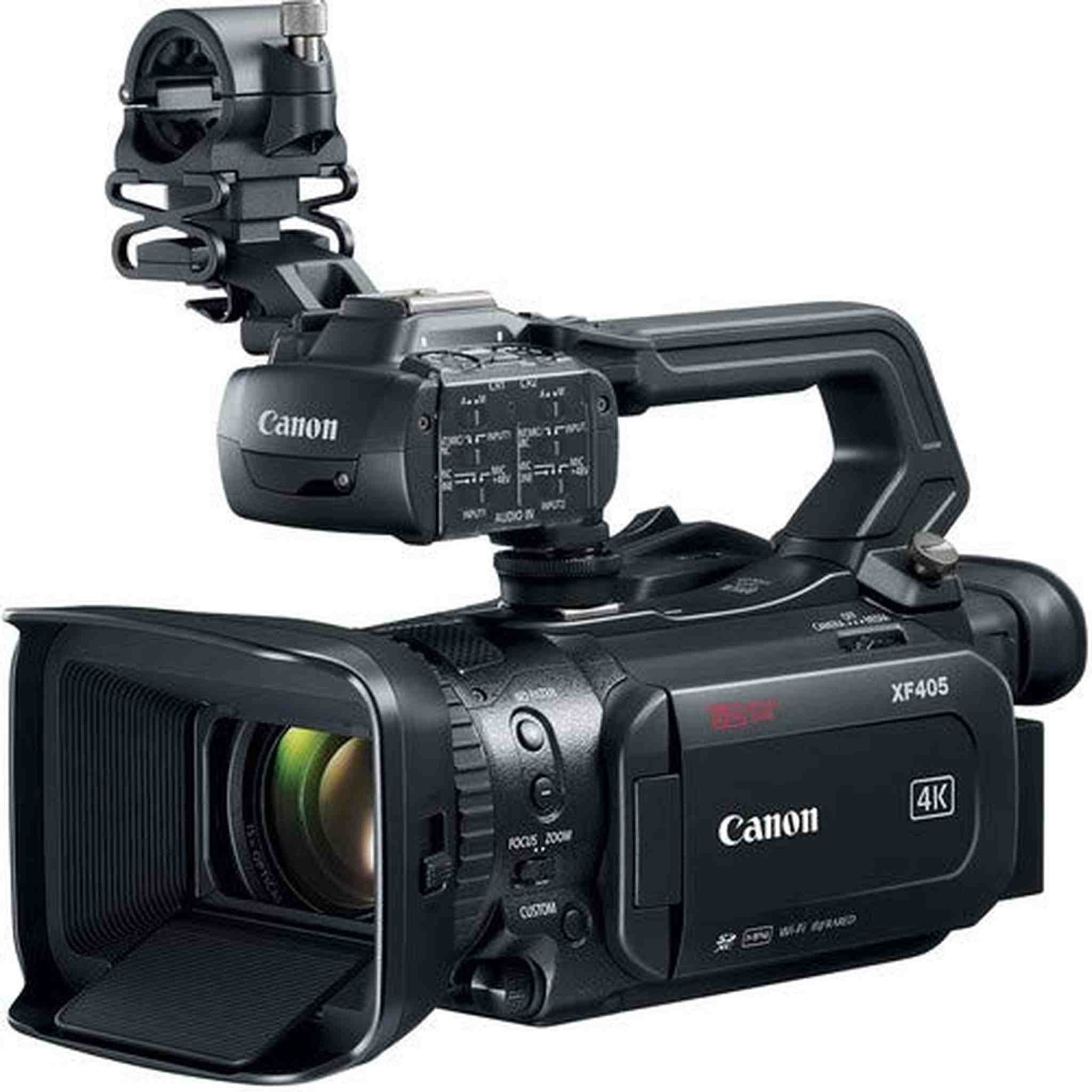 Canon XF405 UHD 4K60 Camcorder with Dual-Pixel Autofocus Bundle with 2X Canon Battery + 2x64 GB Memory Card+ Filter Kit Canon