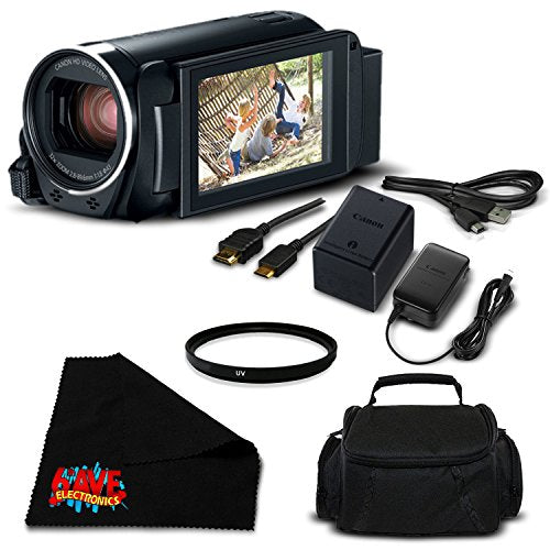 Canon VIXIA HF R800 Camcorder Black Full HD 1080p - Bronze Level Bundle