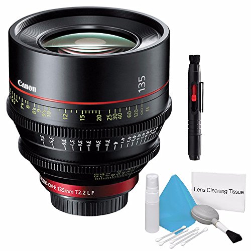 Canon CN-E 135mm T2.2 L F Cinema Prime Lens EF Mount Package