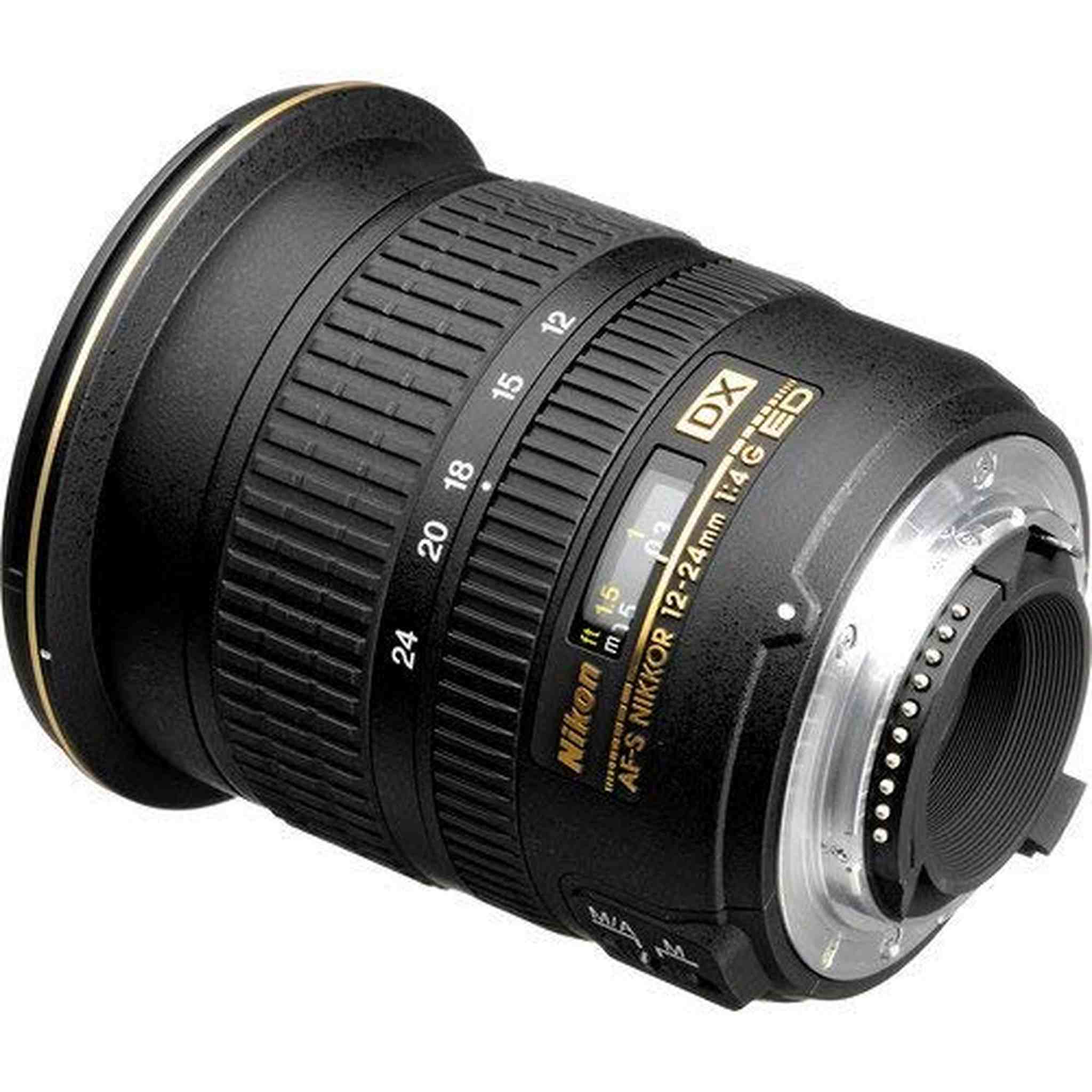 Nikon 2144-IV AF-S DX NIKKOR 12-24mm f/4G If-ED Zoom Lens with Auto Focus for DSLR Cameras International Version No War - Used Nikon