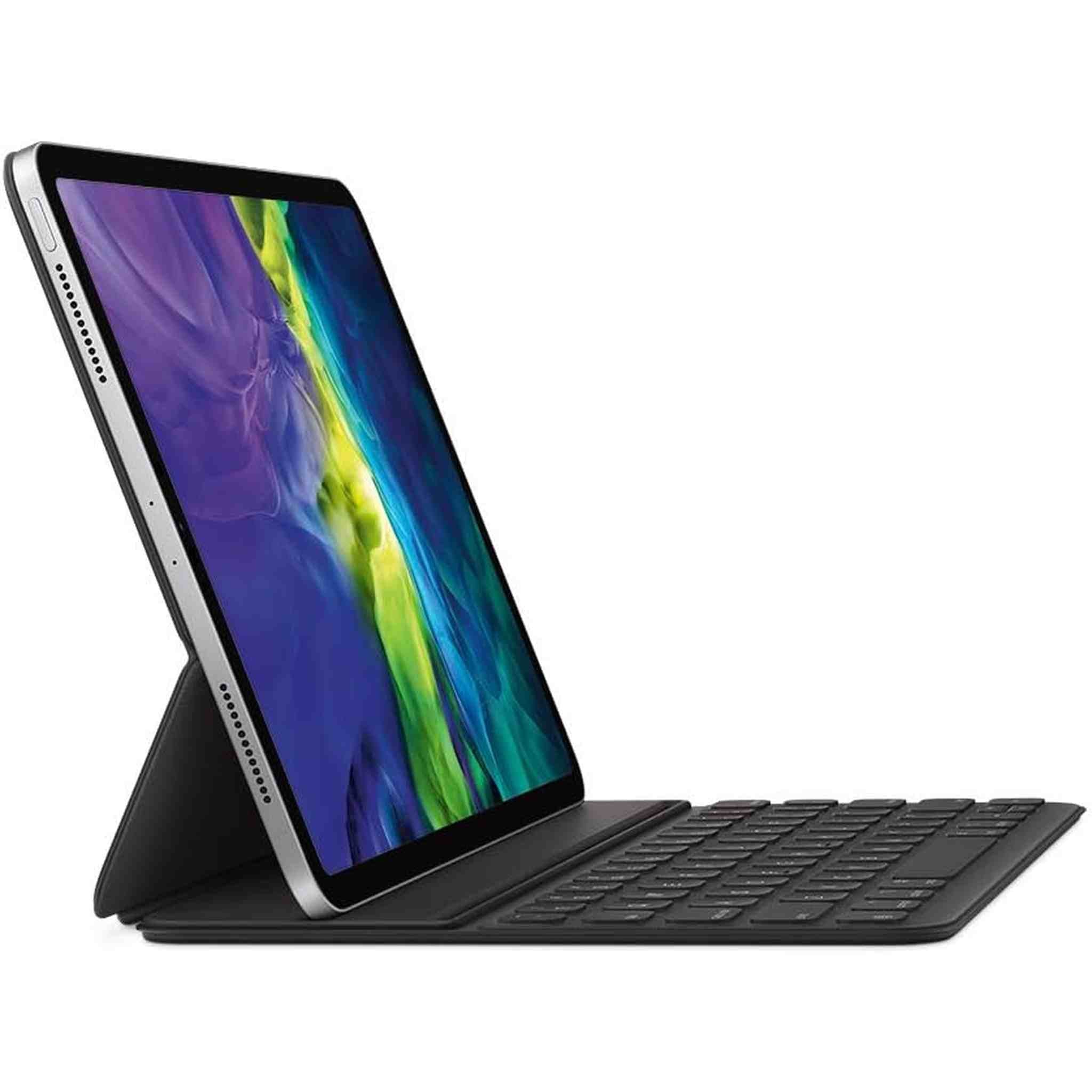 Apple Smart Keyboard Folio: iPad Keyboard case for iPad Pro 11-inch 1st, 2nd, 3rd, 4th Generation and iPad Air 4th, 5th Generation , Two Viewing Angles, Front Back Protection, Spanish - Black Apple