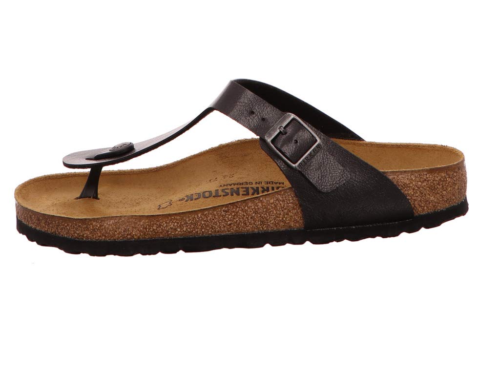 Birkenstock Womens Gizeh Graceful Licorice Birko-Flor Sandals 39 EU