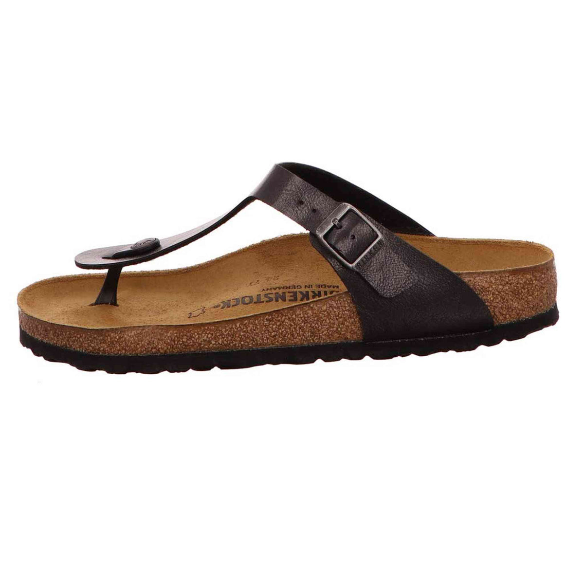 Birkenstock Womens Gizeh Graceful Licorice Birko-Flor Sandals 39 EU