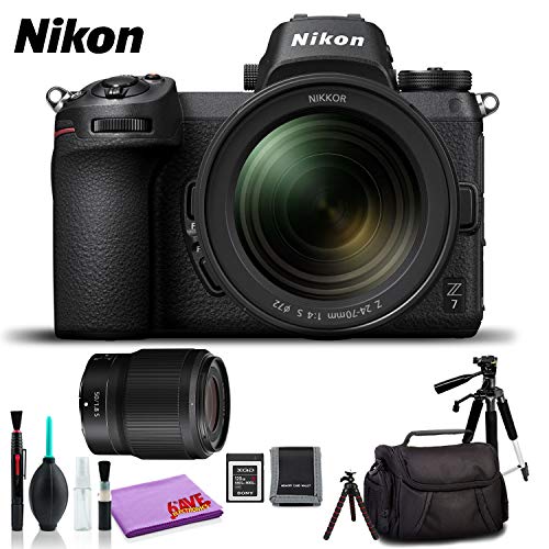 Nikon Z 7 Mirrorless Digital Camera with 24-70mm Lens (Intl Model) - Plus Kit