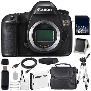 Canon EOS 5DS DSLR Camera International Model 0581C002 + LP-E6 Battery + 64GB Memory Card Ultimate Bundle