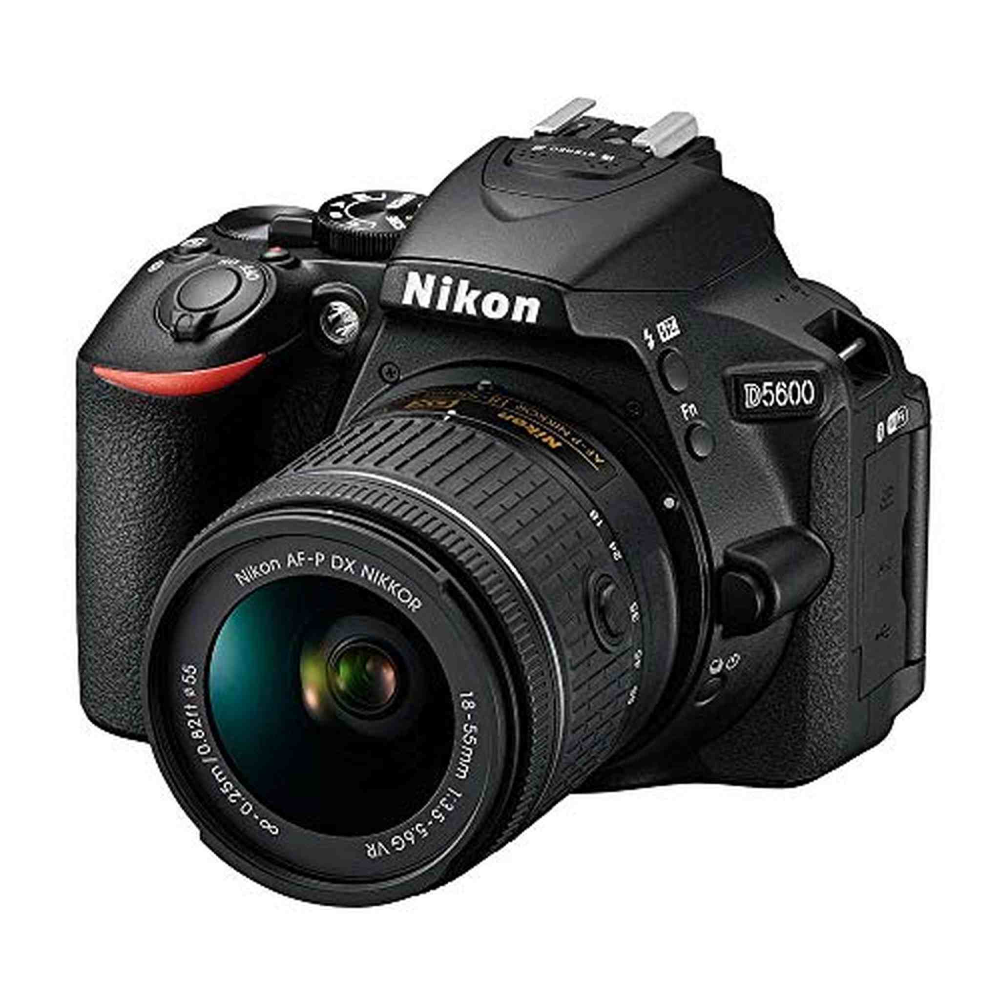 Nikon D5600 DSLR with 18-55mm f/3.5-5.6G VR and 70-300mm f/4.5-6.3G ED Renewed - Reconditioned Nikon
