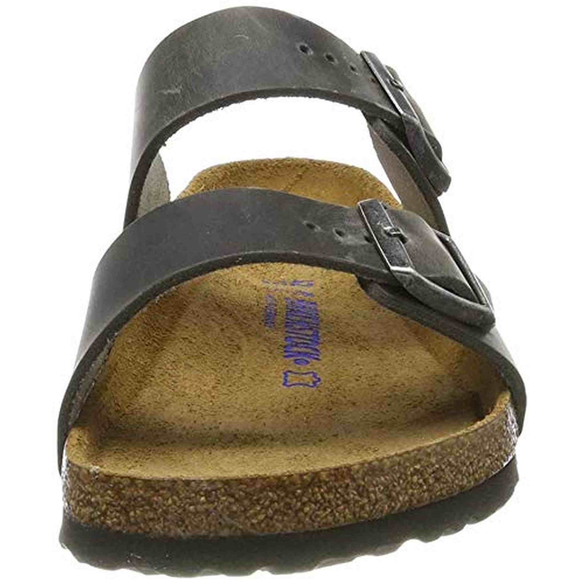 Birkenstock Women's Heels Open Toe Sandals, Grey Iron Iron, 8