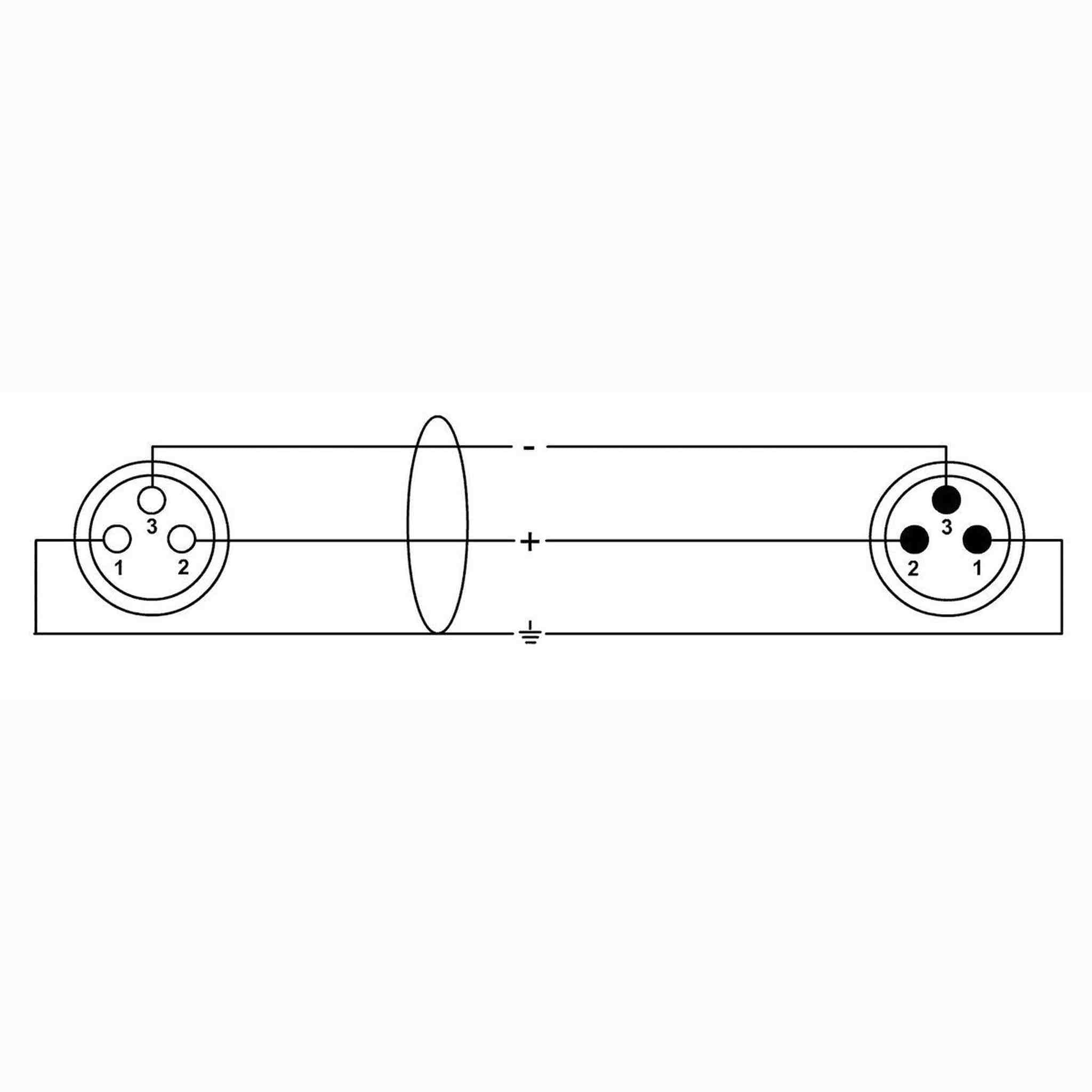 CORDIAL High-Performance Premium Balanced Microphone Cable; 33ft. CORDIAL