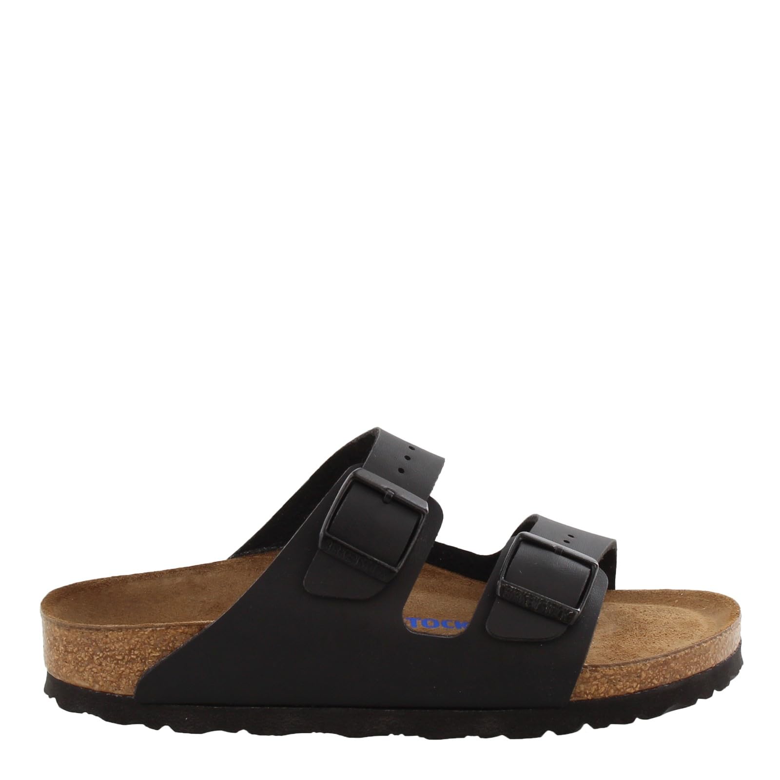 Birkenstock Women's Arizona Soft Footbed, Black Birko-Flor¿, 37 N EU