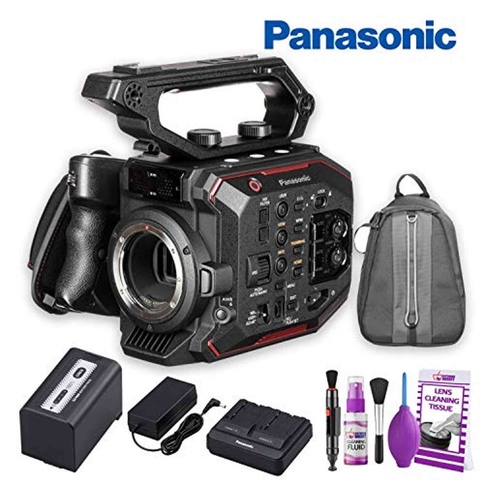 Panasonic AU-EVA1 Compact 5.7K Super 35mm Cinema Camera Basic Bundle
