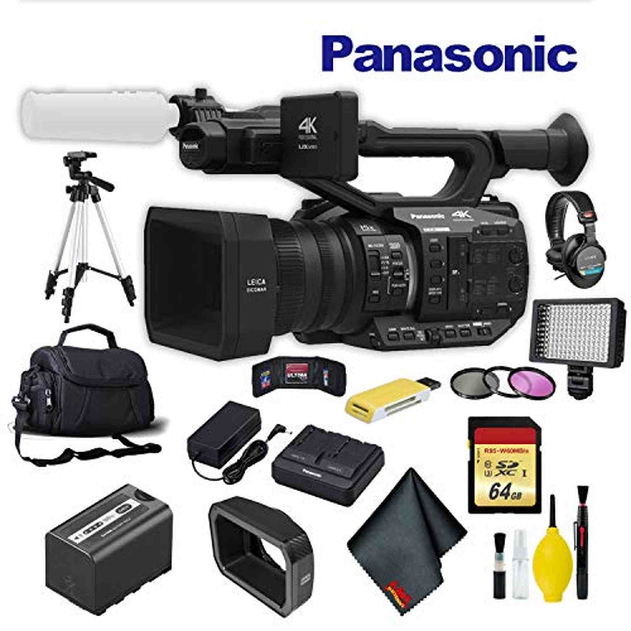 Panasonic AG-UX90 4K/HD Professional Camcorder Master Bundle
