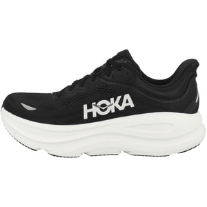 Hoka Men's Bondi 9 Sneaker, Black/White, 10.5