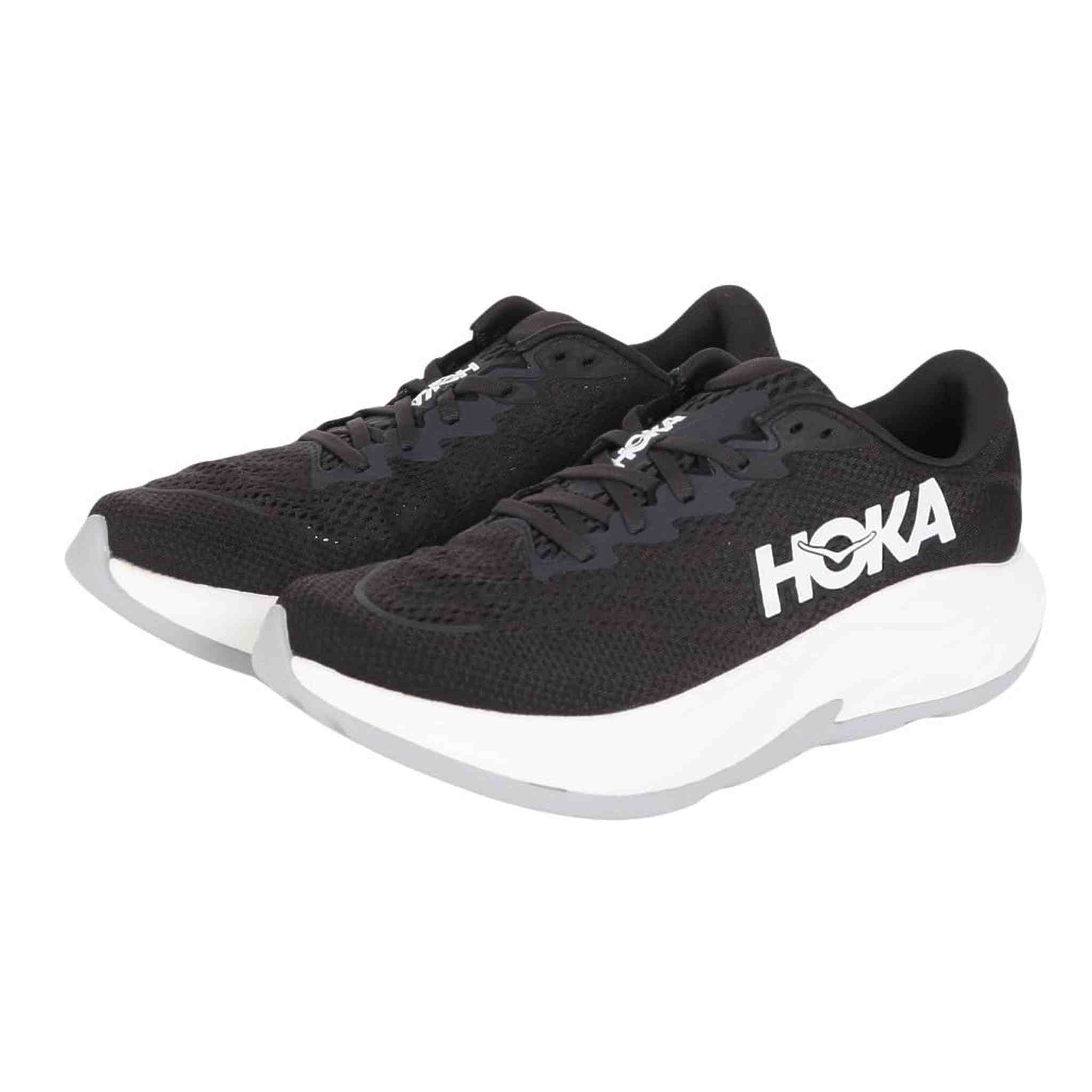 Hoka Men's Rincon 4 Sneaker, Black/White, 8