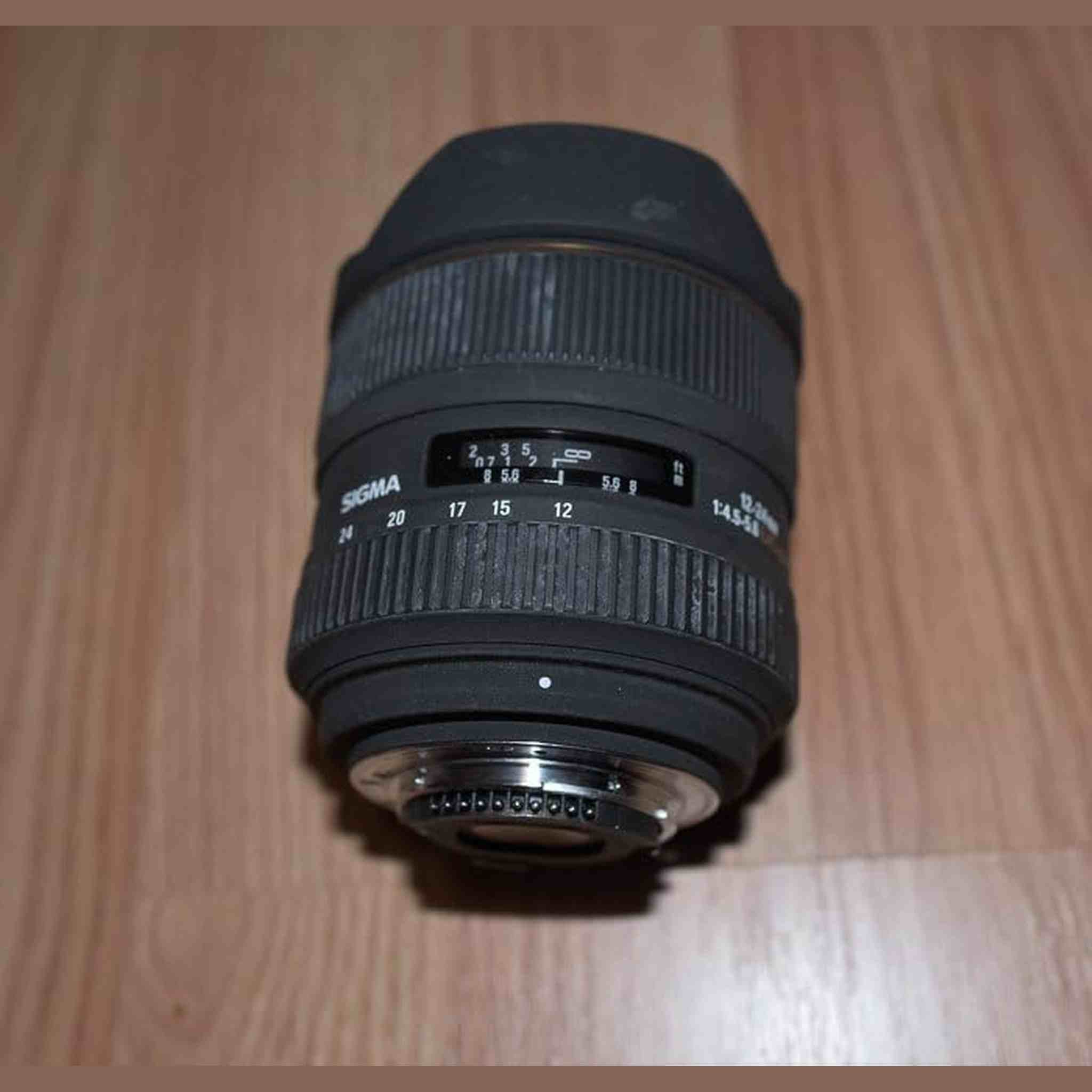 Sigma 12-24mm f/4.5-5.6 EX DG IF HSM Aspherical Ultra Wide Angle Zoom Lens for Nikon SLR Cameras Sigma