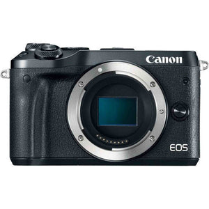 Canon EOS M6 Mirrorless Digital Camera Body Only, Black 1724C001- Premium Bundle - International Version