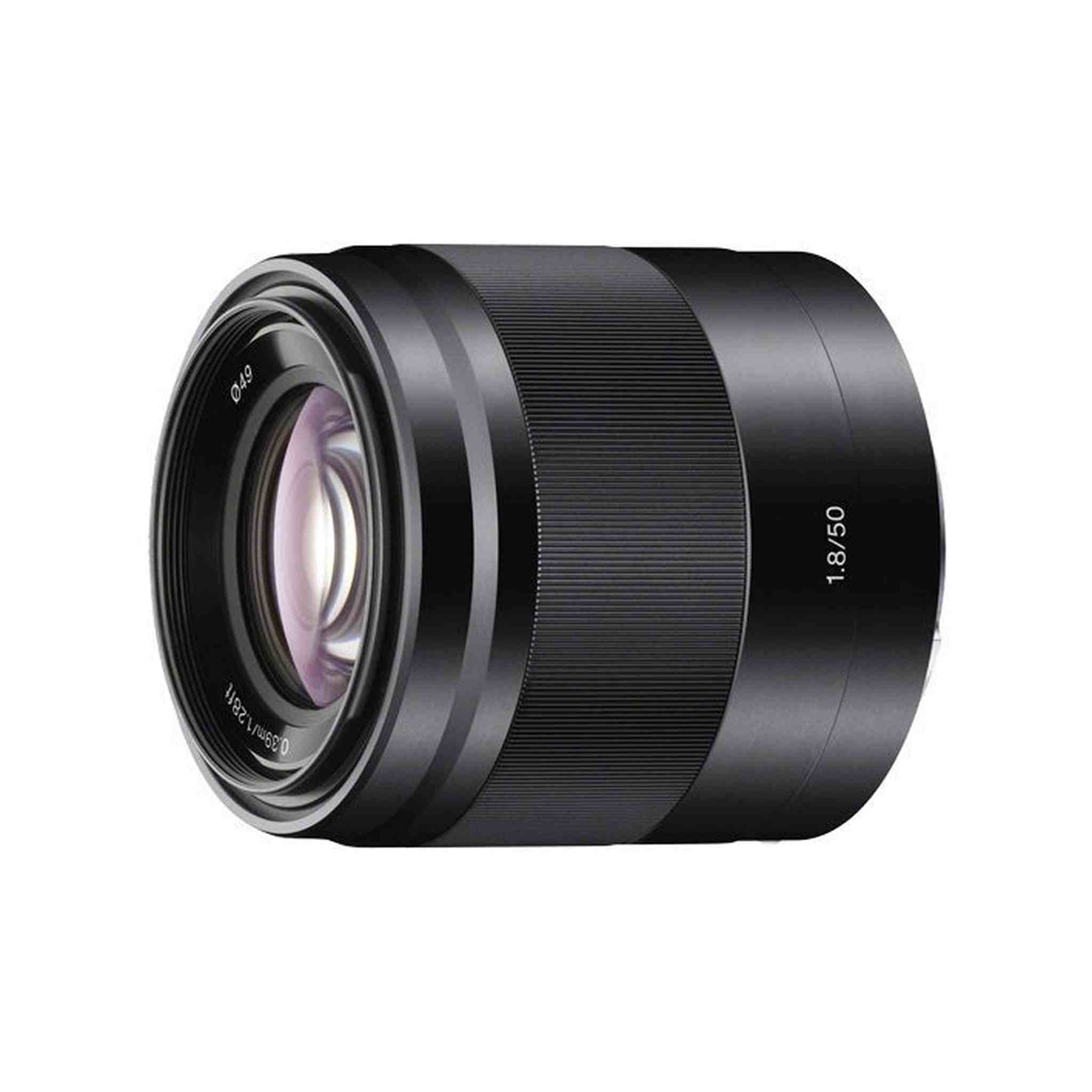 Sony SEL50F18 50mm f/1.8 Lens for Sony E Mount Nex Cameras Black - Fixed Certified Refurbished - Reconditioned Sony