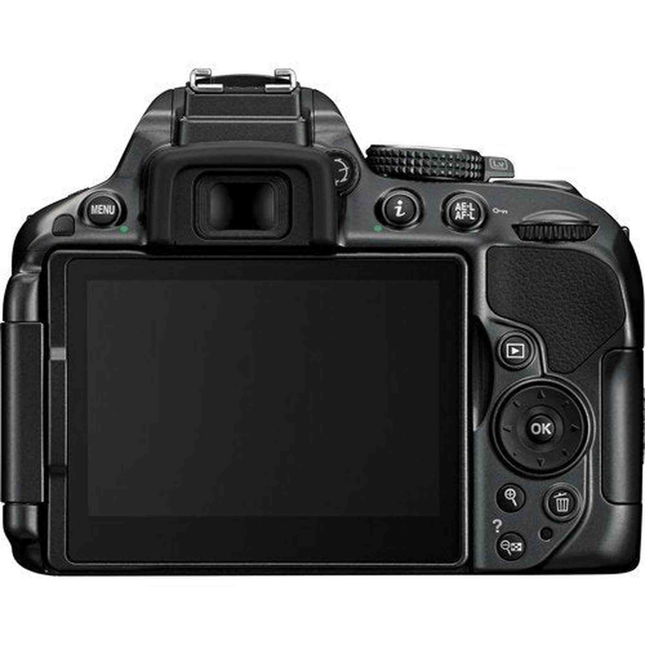 Nikon D5300 24.2 MP CMOS Digital SLR Camera with Built-in Wi-Fi and GPS Body Only Black - Refurbished - Used Nikon