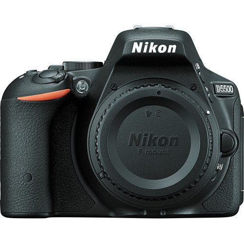 Nikon D5500 Digital SLR DX-format Camera Black Body Only - International Version No Warranty