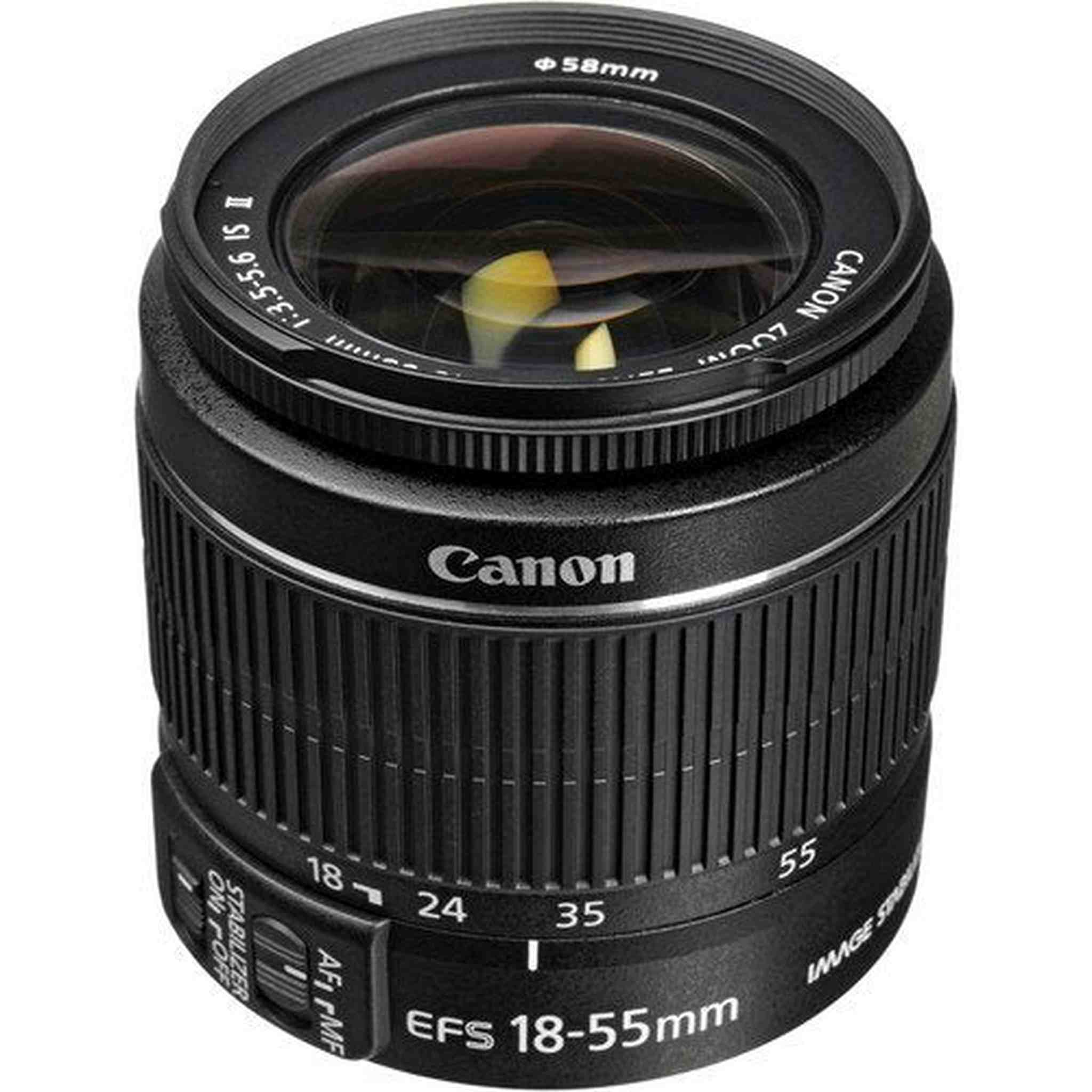 EF-S 18-55mm f/3.5-5.6 IS II I Lens for EOS Digital SLR Digital Cameras - Black Canon