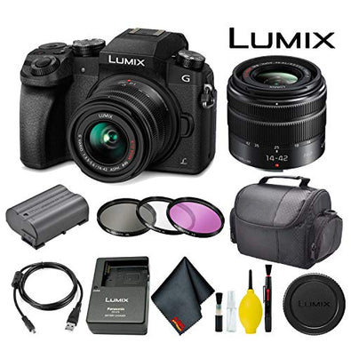 Panasonic Lumix DMC-G7 Mirrorless Micro Four Thirds Digital Camera +14-42mm Lens
