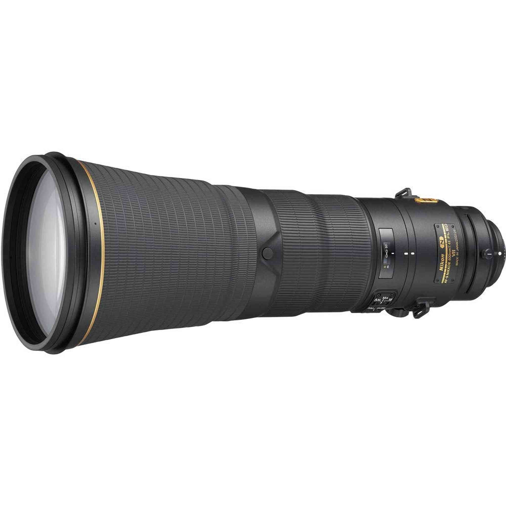 Nikon AF-S NIKKOR 600mm f/4E FL ED VR Lens for Nikon F Mount + Accessories International Model with 2 Year Warranty