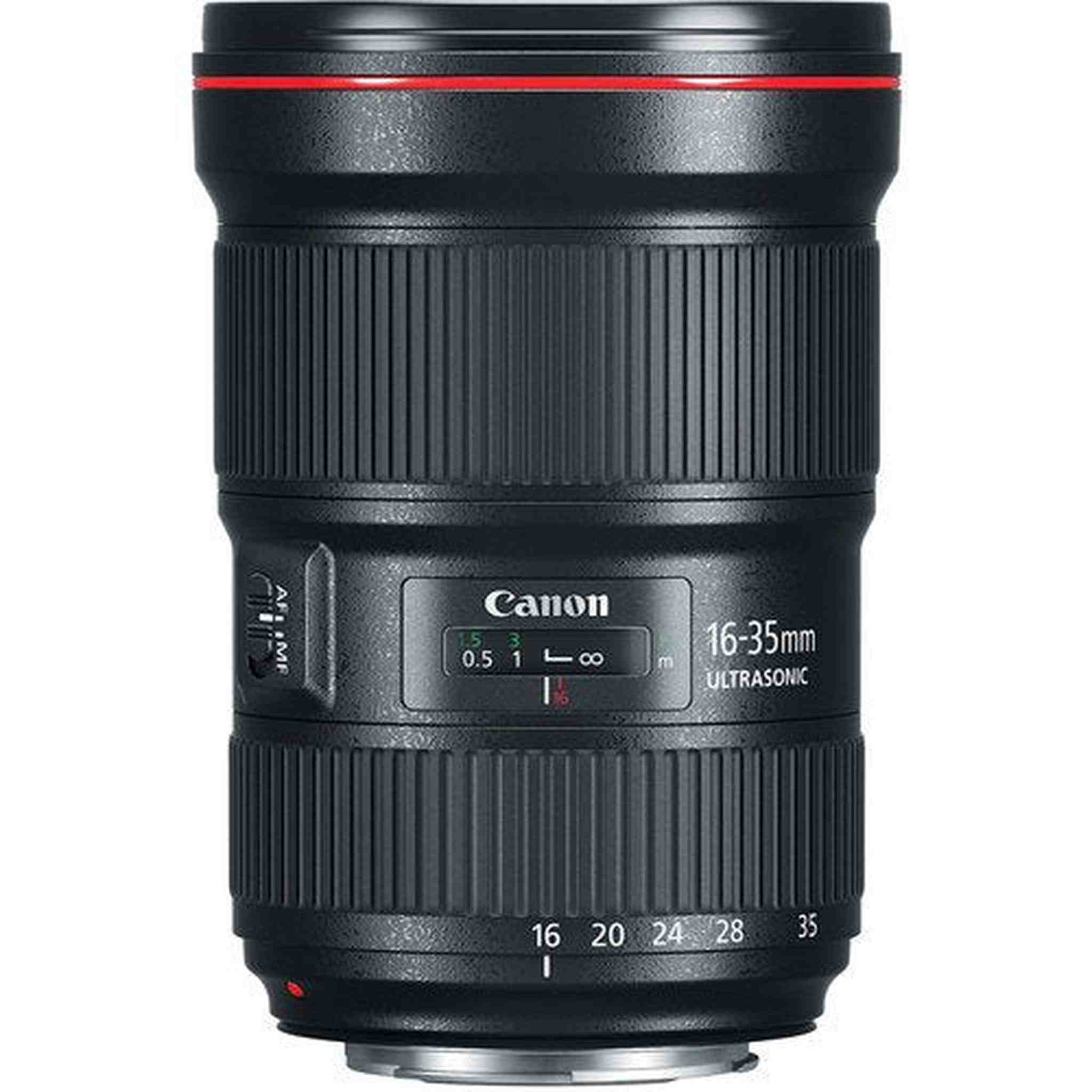 Canon EF 16-35mm f/2.8L III USM Lens for Canon EF Mount + Accessories International Model with 2 Year Warranty - Used Canon