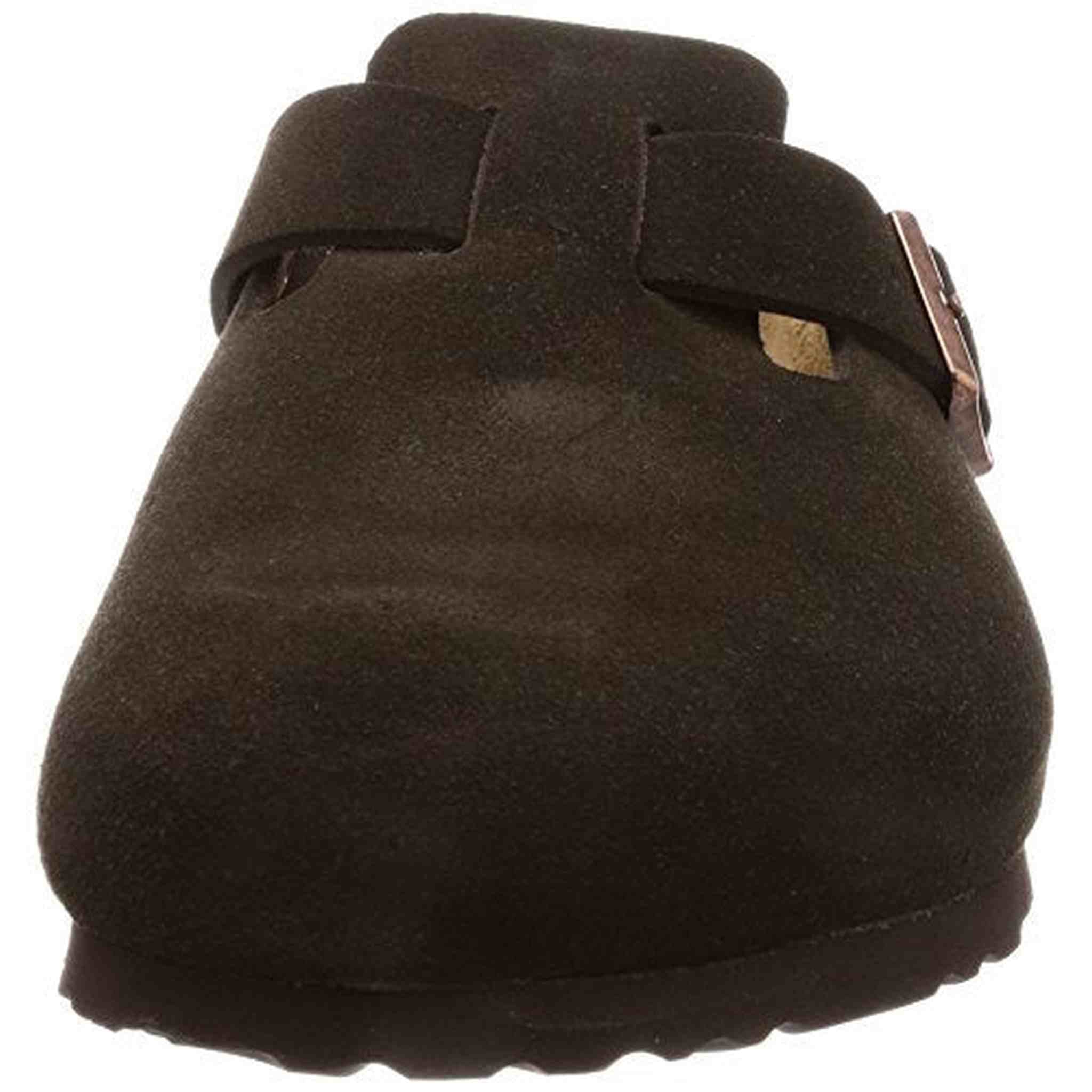Birkenstock Classic Women's Boston Soft Clogs - Narrow, Mocha, Brown, 9-9.5 Medium US Birkenstock
