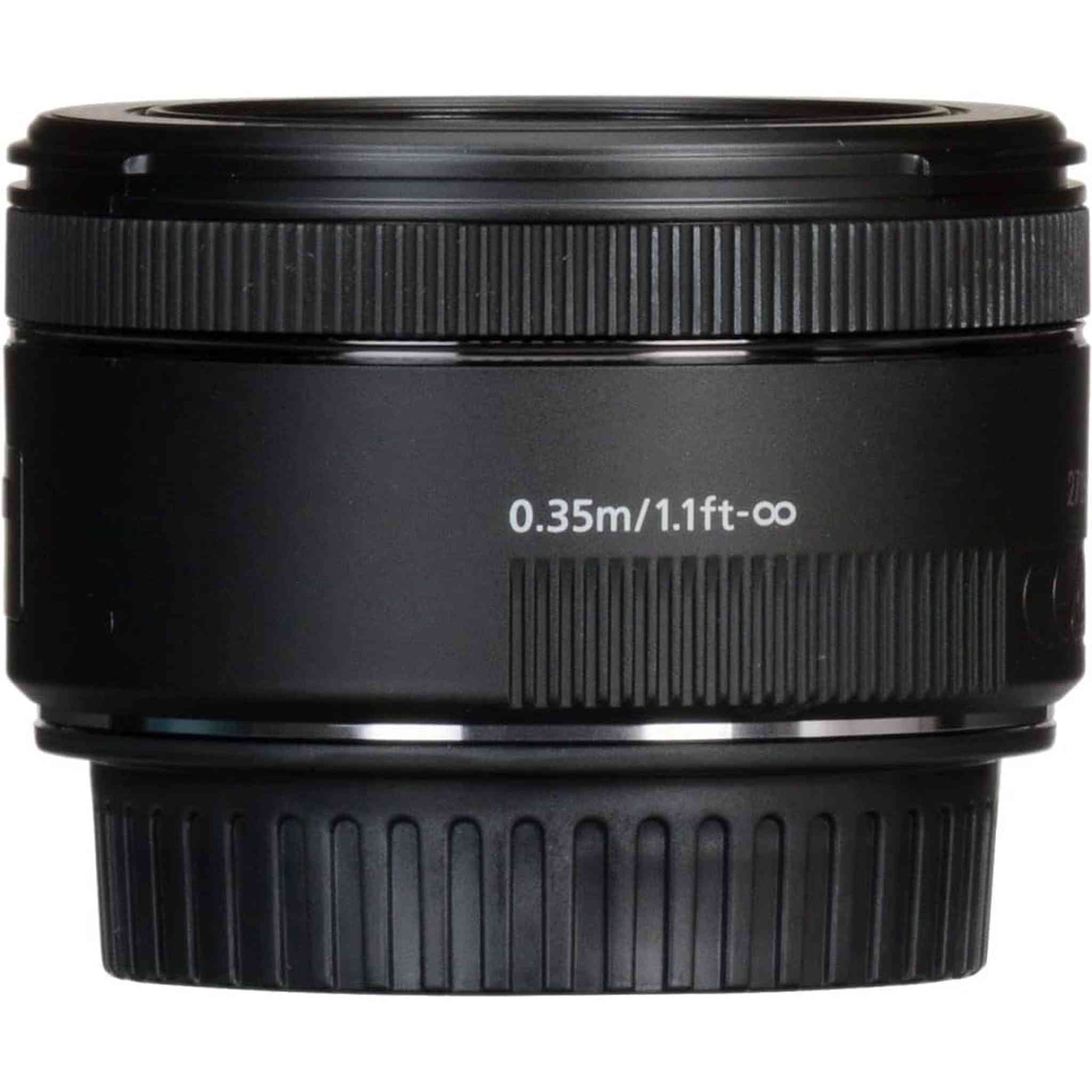 Canon EF 50mm f/1.8 STM Lens 0570C002 + Filter Kit + Cap Keeper + More - Reconditioned Canon