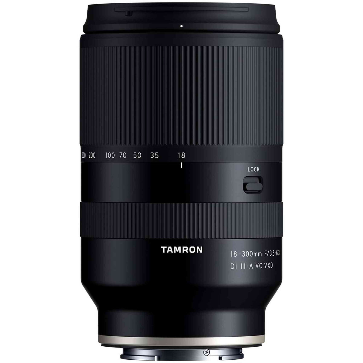 Tamron 18-300mm F/3.5-6.3 Di III-A VC VXD Lens for Sony E APS-C Mirrorless Cameras Black