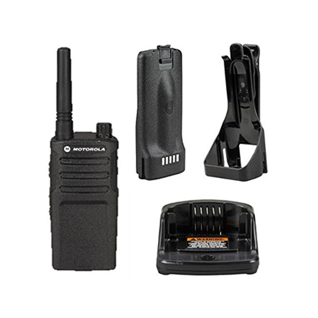 4 Pack of Motorola RMM2050 Two Way Radio Walkie Talkies with Programming Video