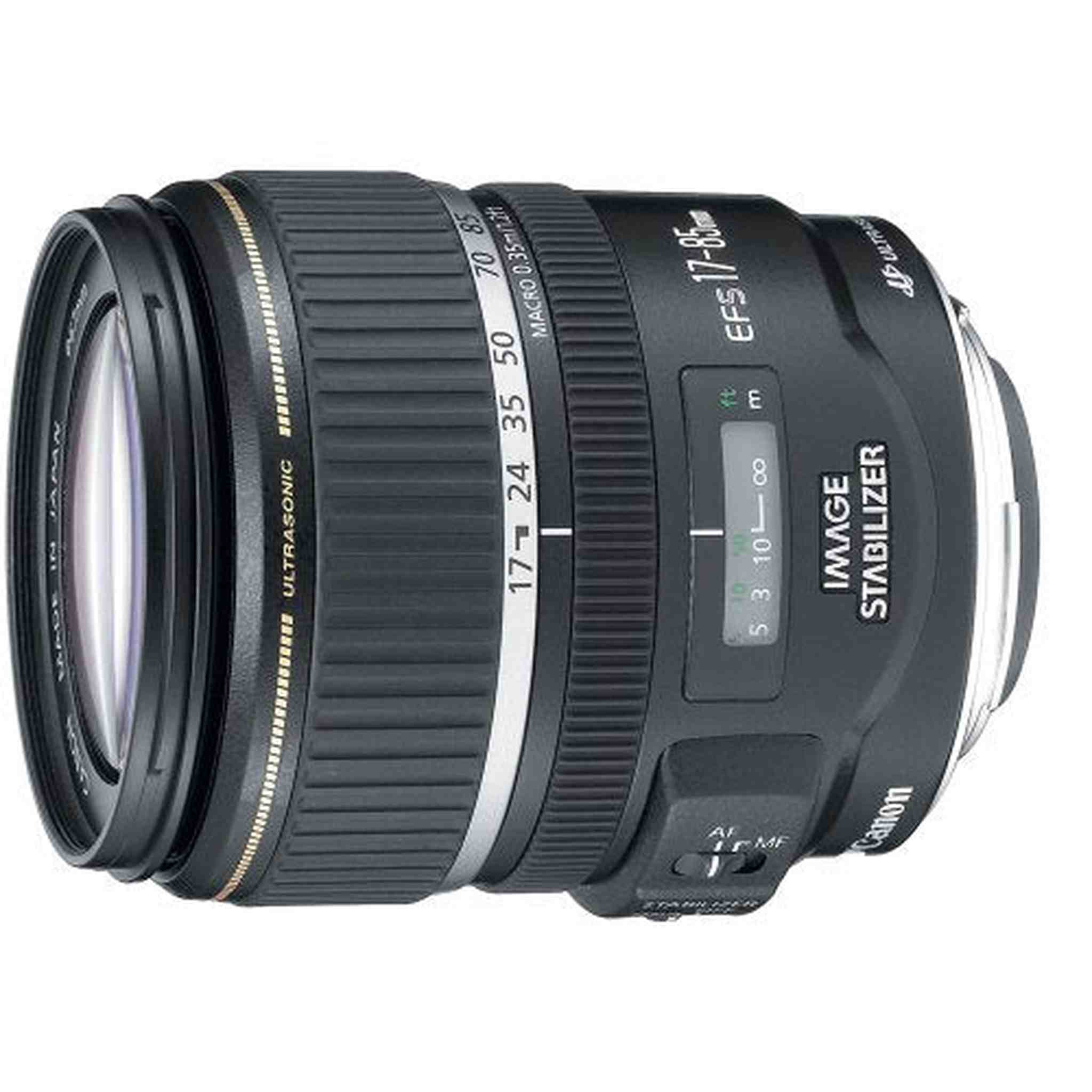 Canon EF-S 17-85mm f/4-5.6 Image Stabilized USM SLR Lens for EOS Digital SLR's - White Box Bulk Packaging Canon