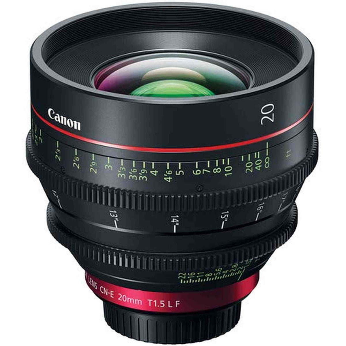CN-E 20mm T1.5 L F Cinema Prime Lens EF Mount - Reconditioned