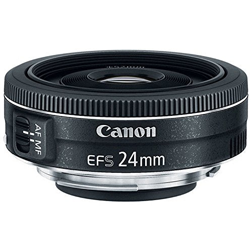 Canon EF-S 24MM F2.8 STM Camera Lens (International Model) + Cleaning Kit