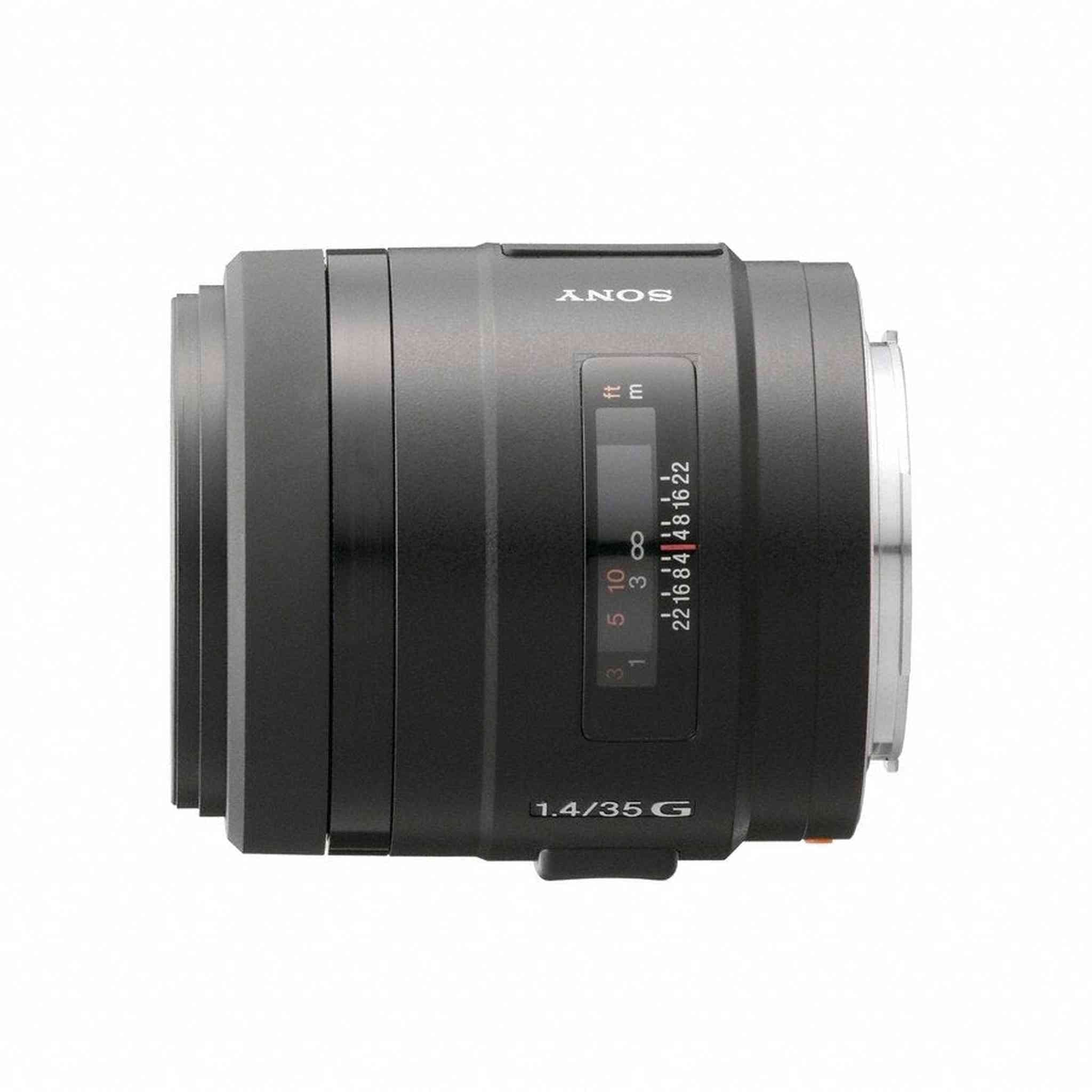 Sony SAL-35F14G 35mm f/1.4 Aspherical G Series Standard Lens for Sony Alpha Digital SLR Camera - Used Sony