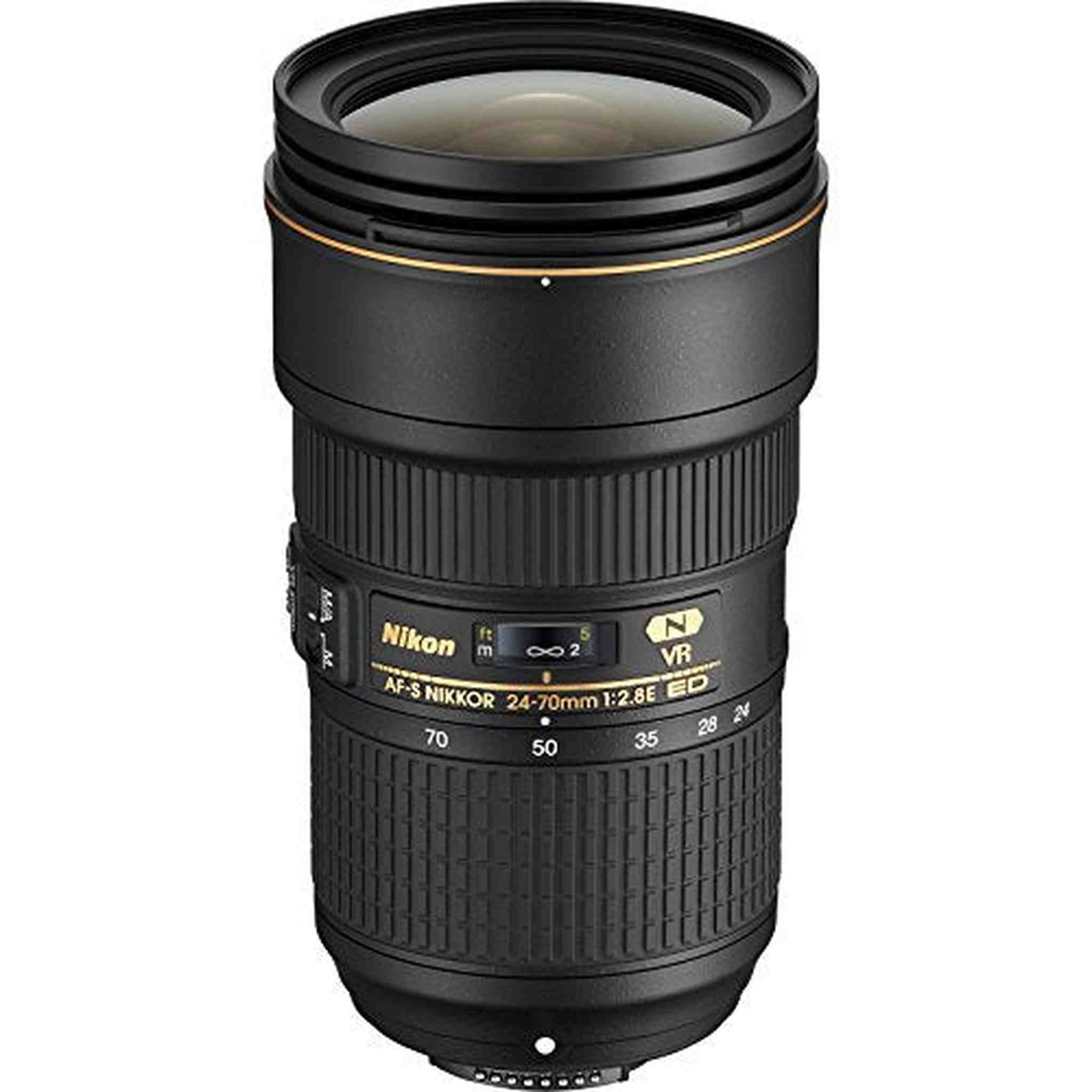 Nikon 24-70mm f/2.8E VR AF-S ED Nikkor Zoom Lens - Reconditioned Nikon