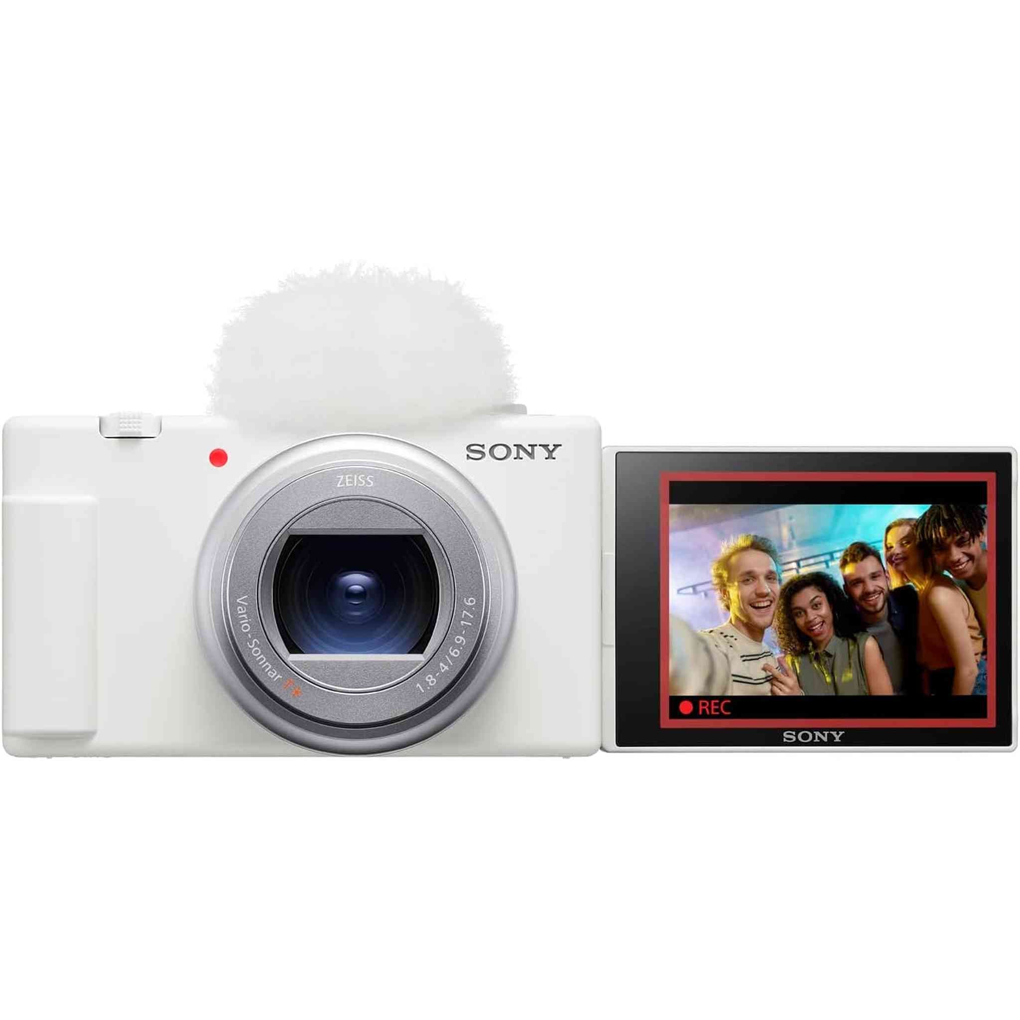 Sony ZV-1 II Vlog Camera for Content Creators and Vloggers White