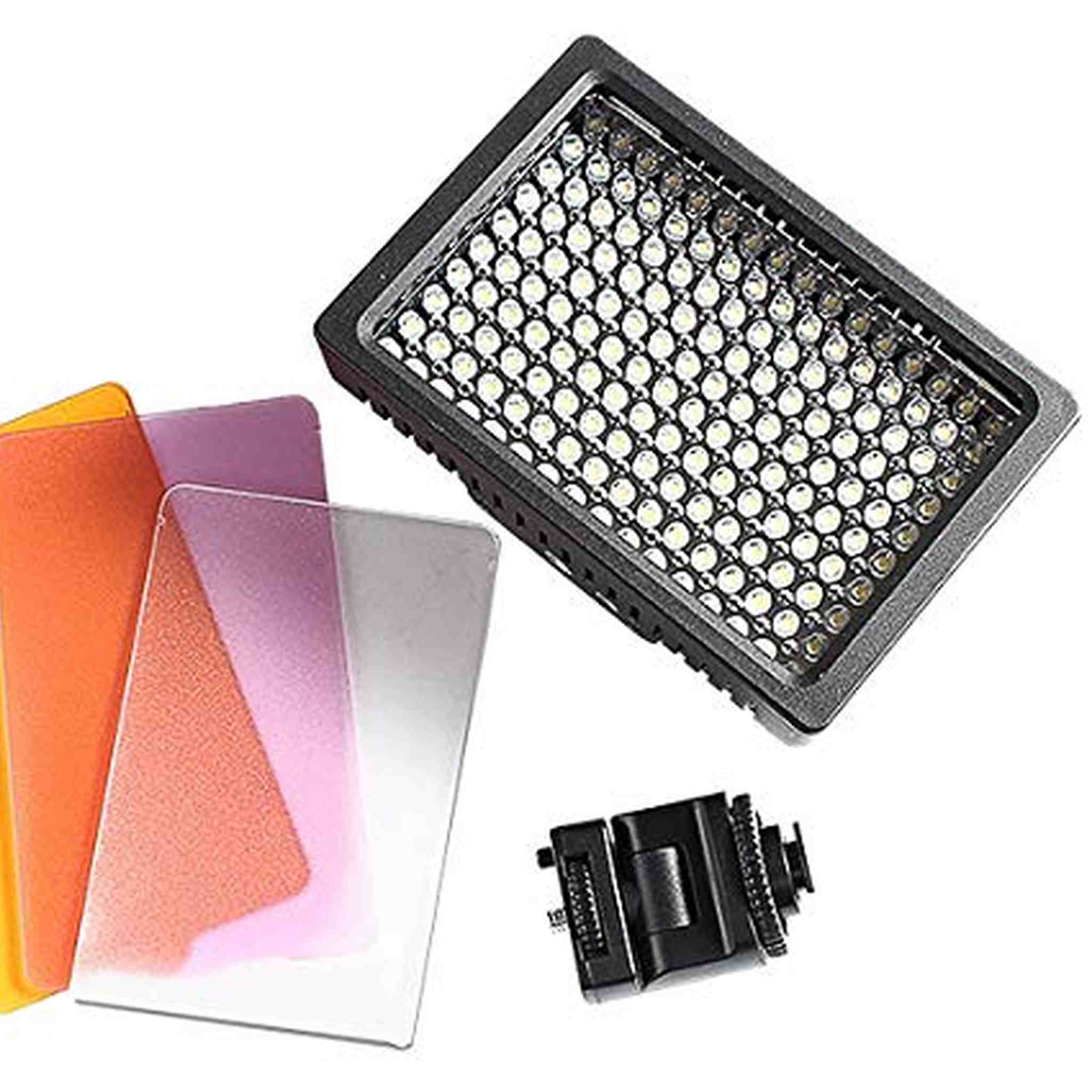 Ultimaxx LED Digital Video Light of 160 LED 5600K Video Lighting Kit Includes Rotating Cold Shoe Mount and 3 Filters for Canon, Nikon, Sony, Pentax, Sigma, Fuji, Olympus, Panasonic, JVC, Samsung