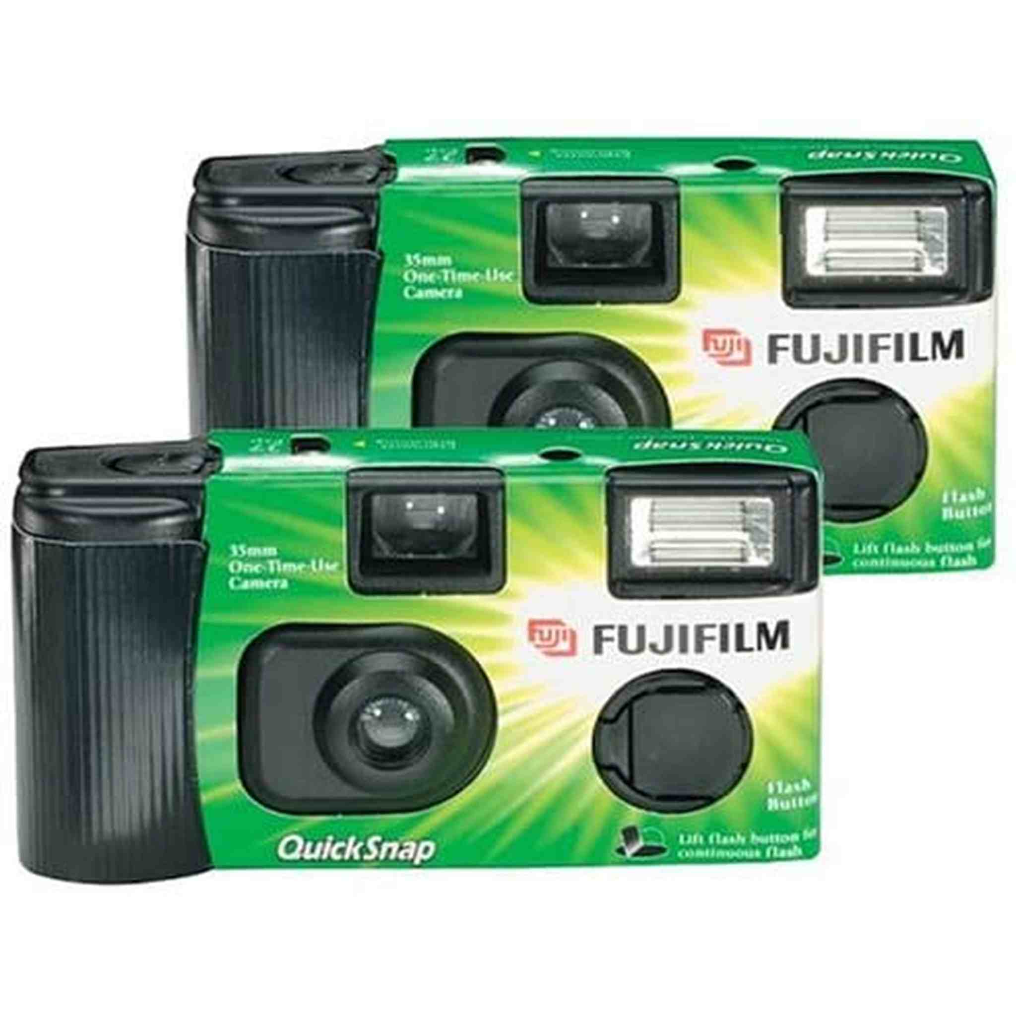 Fujifilm Quicksnap Flash 400 Single-Use Camera With Flash 2 Pack Fujifilm