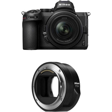 Nikon Z 5 w/NIKKOR Z 24-50mm f/4-6.3 with Nikon Mount Adapter FTZ II