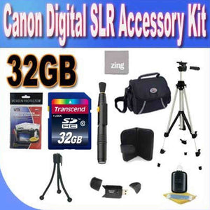 Digital SLR Camera 32GB SDHC Deluxe Accessory Saver Kit.