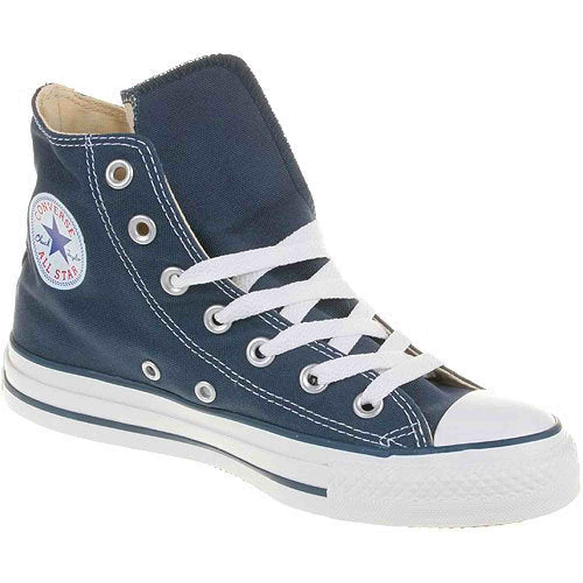 Converse Unisex Chuck Taylor All Star Hi Top Sneaker Shoes Navy Blue Navy, 10 B M US Women / 8 D M US Men